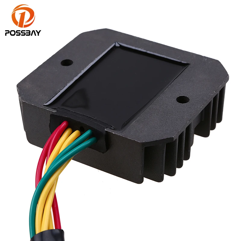 

POSSBAY Motorcycle Voltage 12V Regulator Rectifier fit for BMW F650GS Dakar 2000-2007 F800GS Adventure 2012-2016 Metal Rectifier