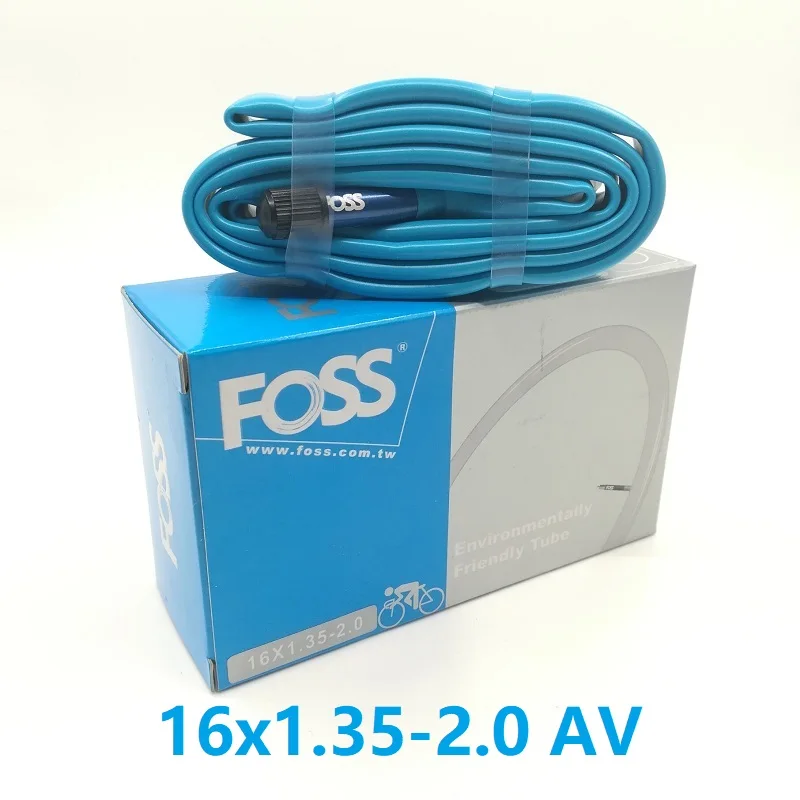 FOSS 16 дюймов велосипедная Трубка 16*1 35 2 0 AV/Schrader Клапан MTB горный велосипед складной