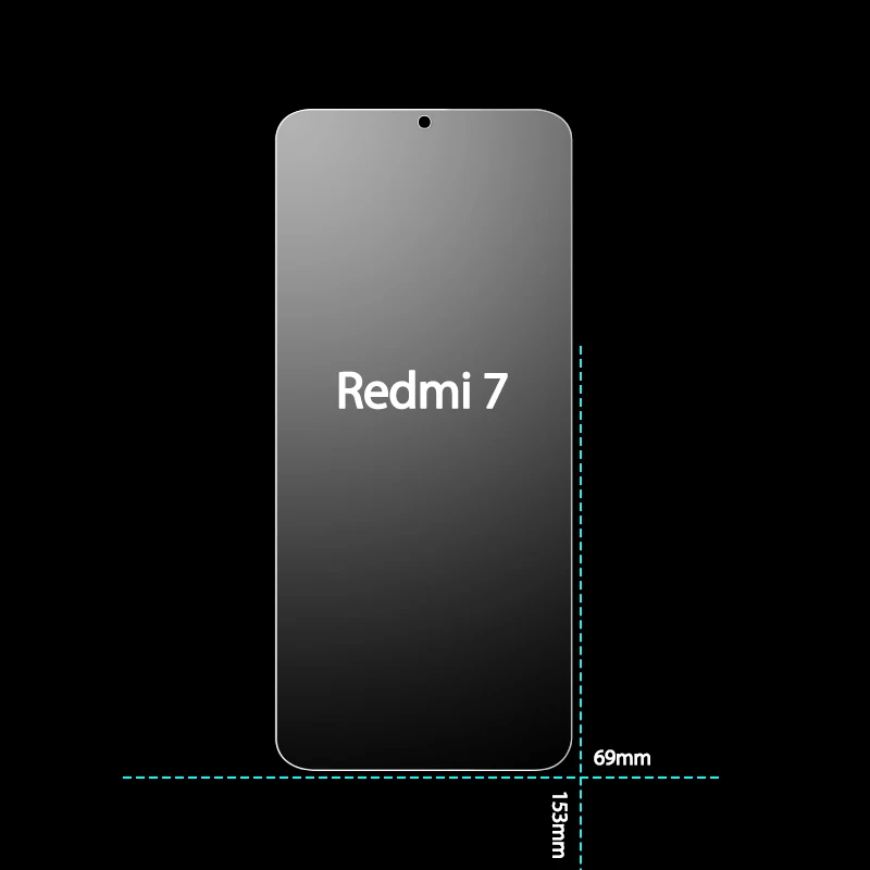2.5D 9H закаленное стекло для Xiaomi Redmi 7 Защита экрана на телефон защитная пленка