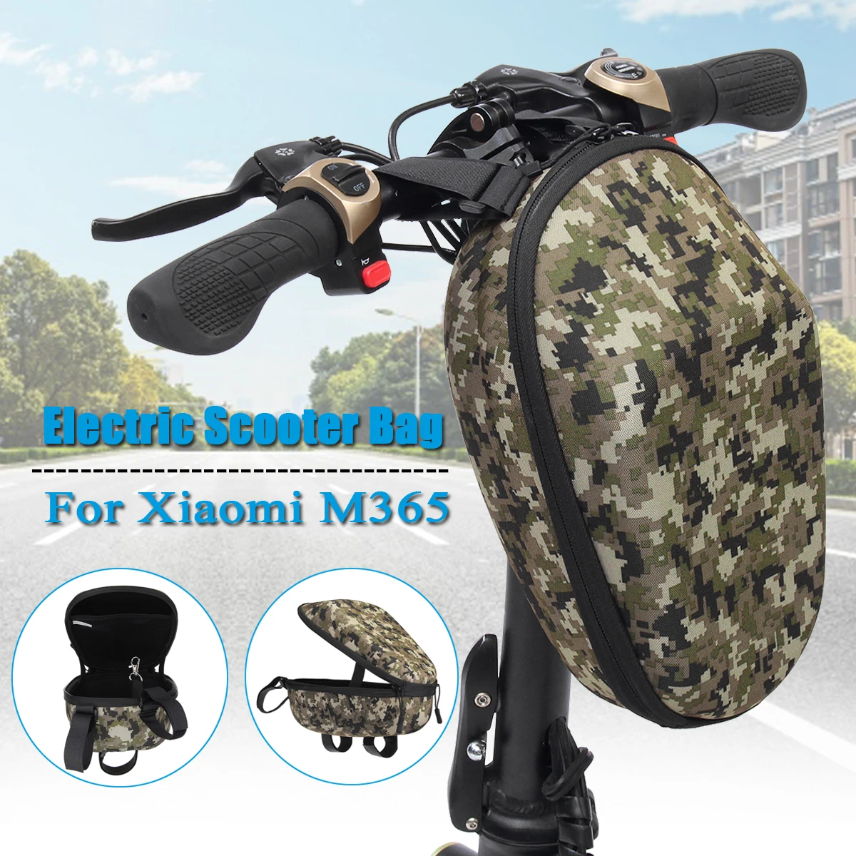 

Universal Scooter Head Handle Bag Front Carry Bag for Xiaomi Mijia M365 Electric Scooter for Ninebot ES Skateboard Storage Bags