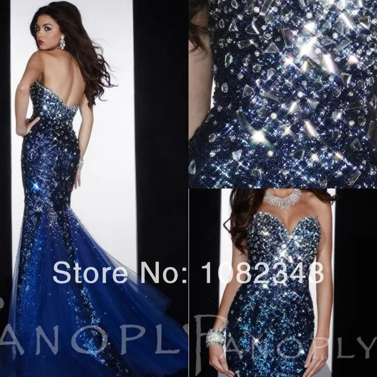 Online Get Cheap Blue Mermaid Prom Dress -Aliexpress.com - Alibaba ...