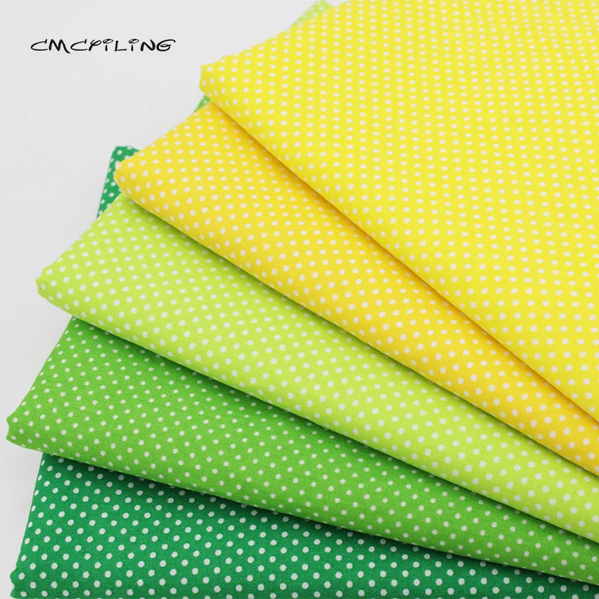 

CMCYILING Printed Cotton Fabric For DIY Quilting Sewing Home Textile Cloth Dot Tissue Pillow Cushion Material Half Meter