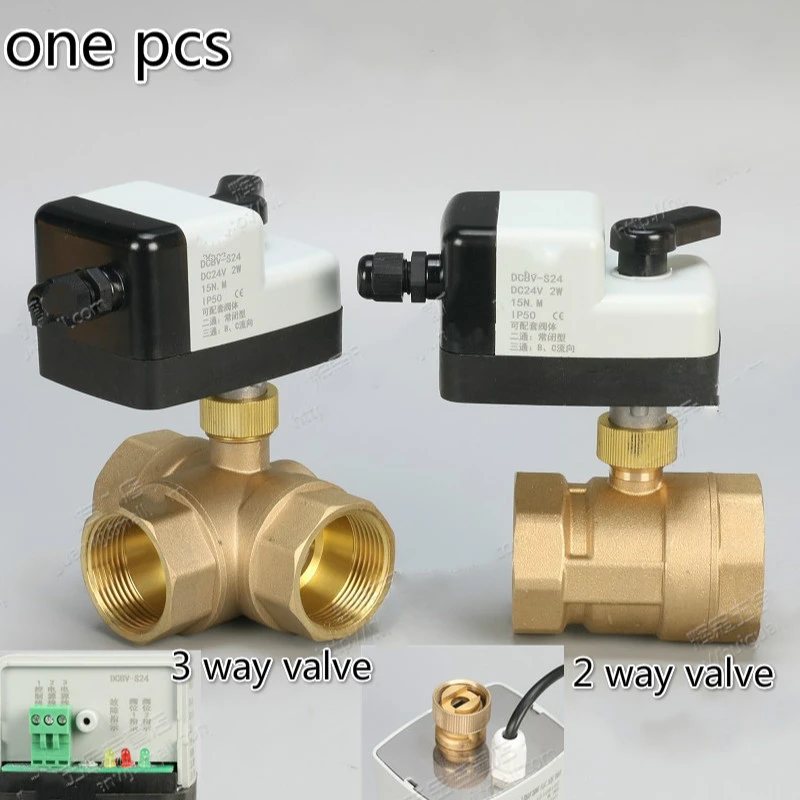 Specification : DN40, Voltage : DC24V no-branded 3 Way AC220V/24V DC5V/12V/24V Brass Motorized Ball Valve Electric Ball Valve Electric Actuator Valve ZYUS Specification : DN40, Voltage : DC24V no-branded 3 Way AC220V/24V DC5V/12V/24V Brass Motorized Ball Valve Electric Ball Valve Electric Actuator Valve ZYUS
