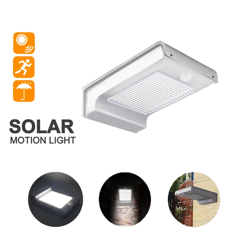 

New 72 LED Solar Power Lamp PIR Motion Sensor 1/2/4pcs Solar Wall Light Outdoor Waterproof Energy Saving Garden Security Lamp