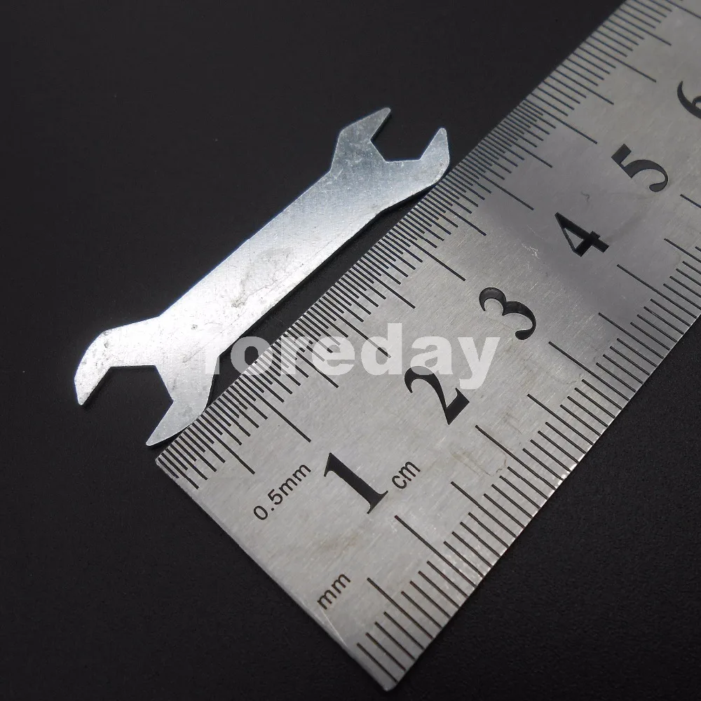 100PCS X NEW small wrench M3 M4 nut hex wrenches Double ended Spanner
