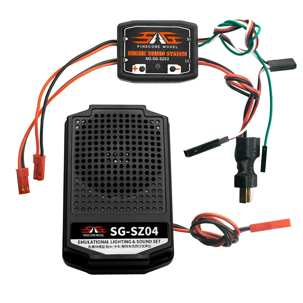 

Audio Simulation Sound RC Car Sound ESS Engine Sound Set SG-SZ02 with 2 Inch Loudspeaker for RC Climbing Car Army Truck Trailer