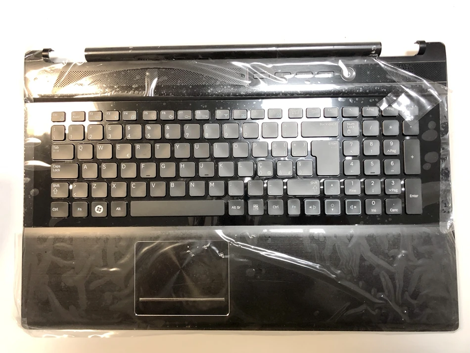 

Italy backlit New laptop keyboard with touchpad palmrest for SAMSUNG RF712 BA75-03150E black Cover IT Layout