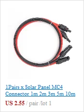 1 пара x 6/4/2.5MM2 1 м 2 м 3 м 5 м 10 м MC4 разъем Мужской Женский удлинитель подключения ветка красный черный удлинитель Панели солнечные кабель для подключения к сети