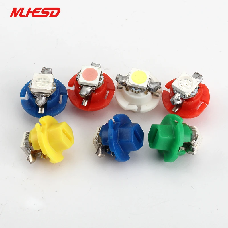 100 шт. B8.4d b8.4 8.4d 5050 Led 1 SMD led 8 4 T5 лампа Автомобильный датчик Speedo лампочка приборной