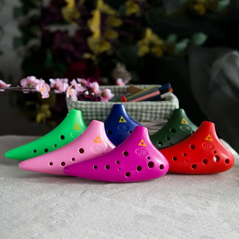 12 Holes Ocarina C Key Ocarina Environmentally Friendly Plasticin