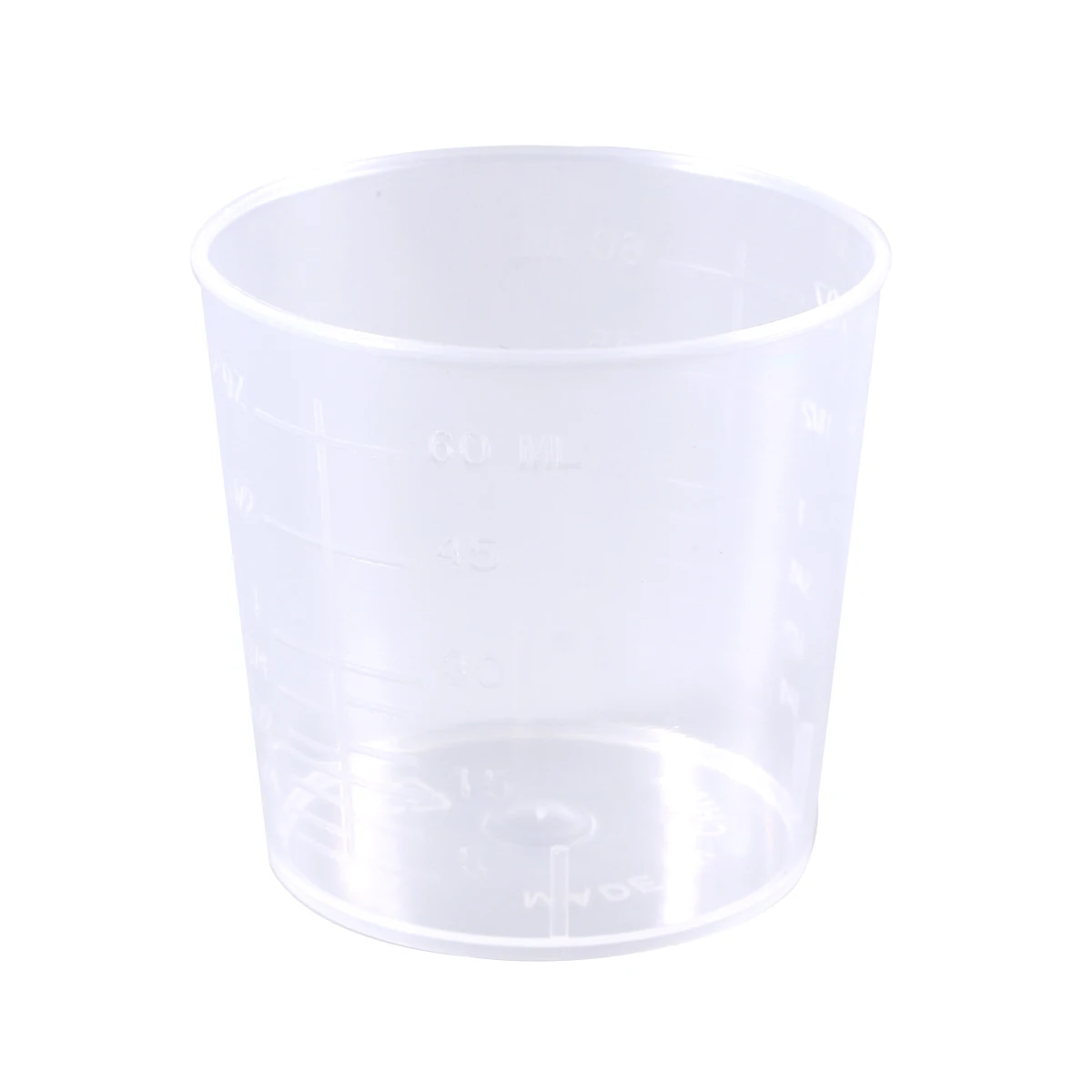 2 шт 60 мл Пластиковые Градуированные стаканы для измерения, измерительные стаканы, лабораторные и кулинарные жидкости, контейнер для Смешивания Краски
