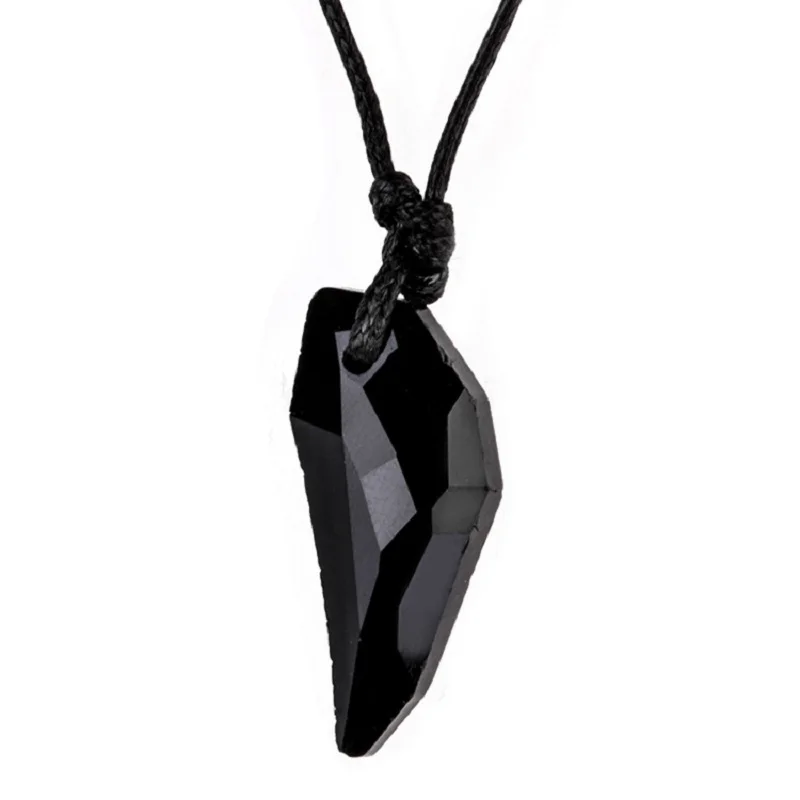 2019 New Austrian Crystal The Teeth of The Wolf Pendant Chains Long Leather Men Jewelry Necklace 2019 New Austrian Crystal The Teeth of The Wolf Pendant Chains Long Leather Men Jewelry Necklace