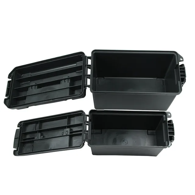 Plastic Ammo Box Weapons Safe Storage Ammo Can Lightweight High Strength Ammo Accessory Crate Storage Case Bullet Safety Box 2