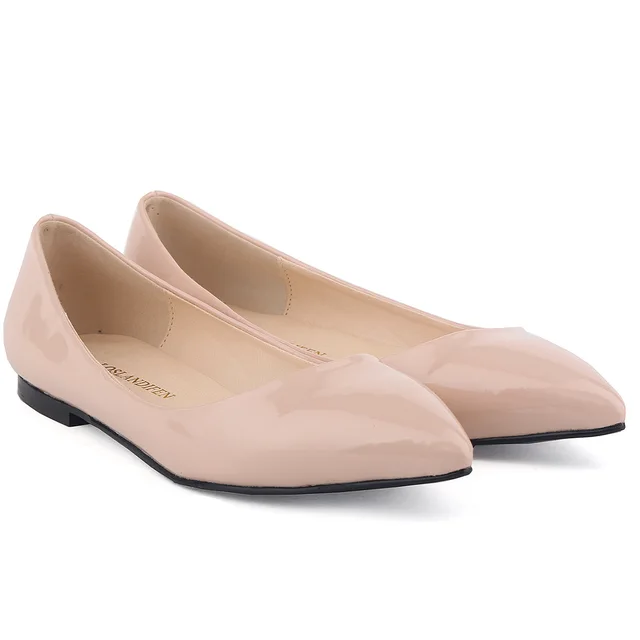 nude color flats