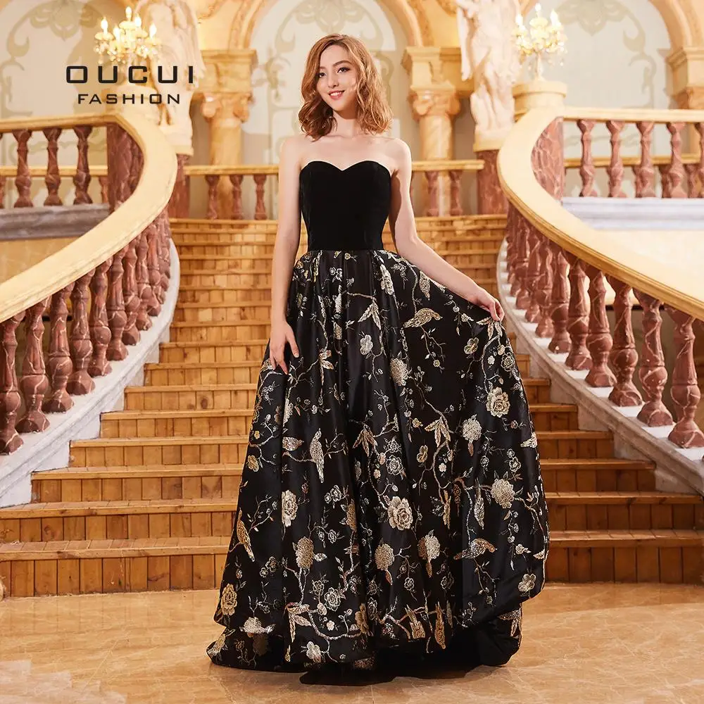 Новейший милый сексуальный Халат без рукавов De Soiree с вышитыми цветами Черный
