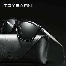 Винтажные брендовые Дизайнерские мужские квадратные поляризованные солнцезащитные очки из алюминиево-магниевого сплава для мужчин и женщин, солнцезащитные очки для вождения UV400