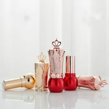 

100 pcs empty lipstick tube golden / red color crown lipstick tube 12.1