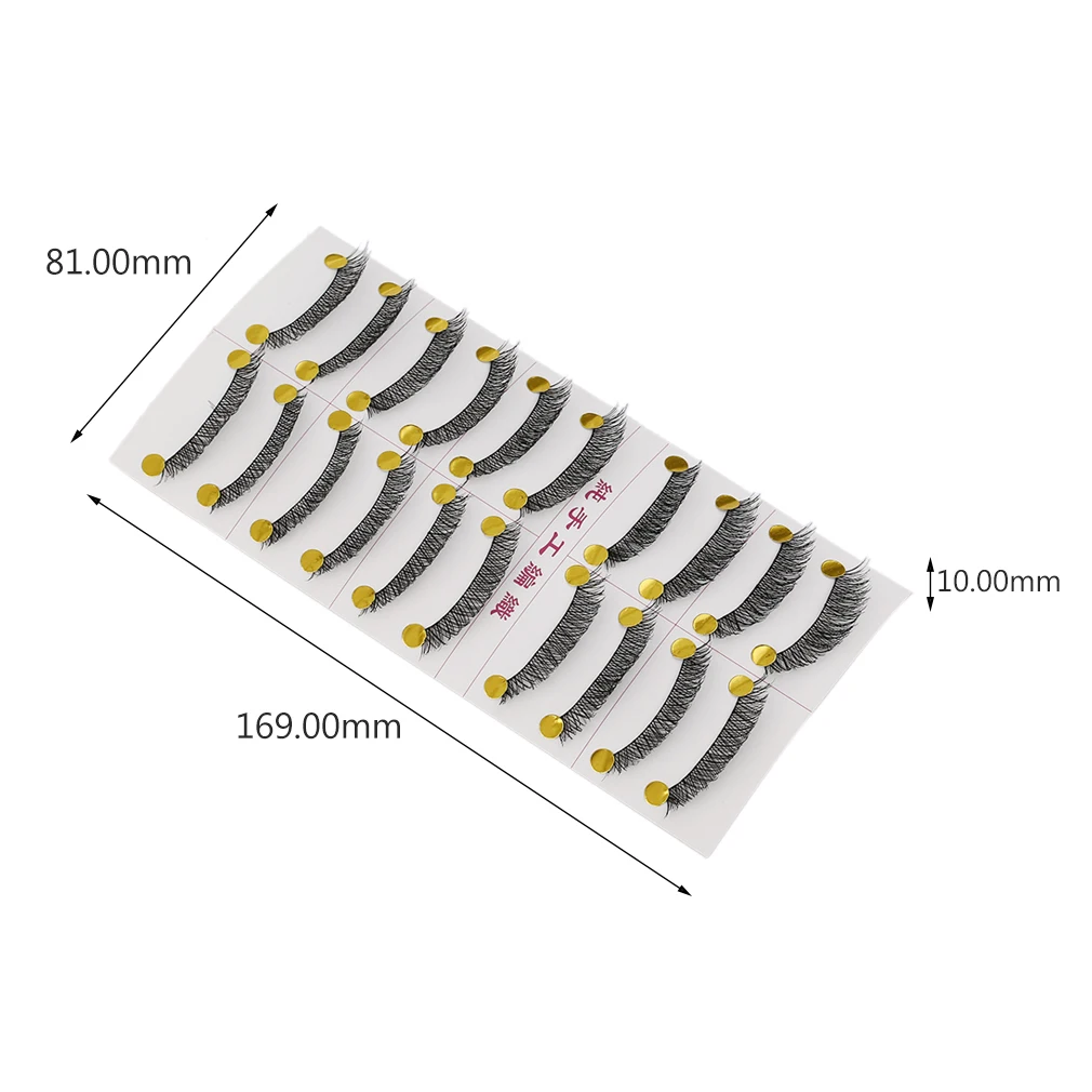 M14 Профессиональные Накладные ресницы ручной работы в японском стиле, длинные толстые ресницы, 10 пар, популярный инструмент для красоты, высокое качество