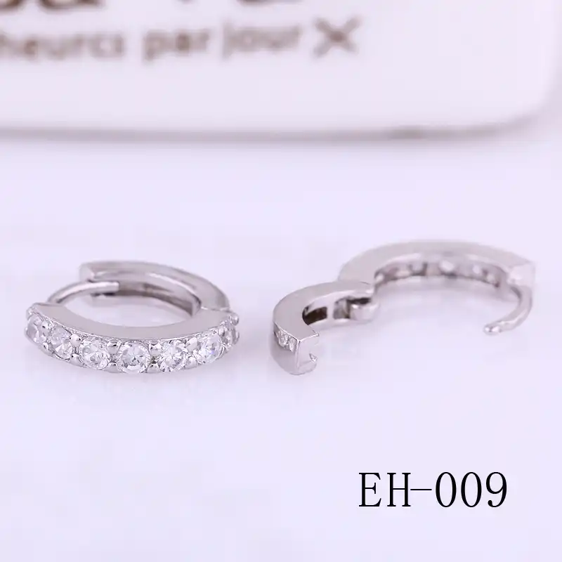 2017 Бесплатная доставка ювелирные изделия из стерлингового серебра 925 Одиночная микро-инкрустация серебряные серьги с цирконием модные одиночные серебряные серьги с цирконием