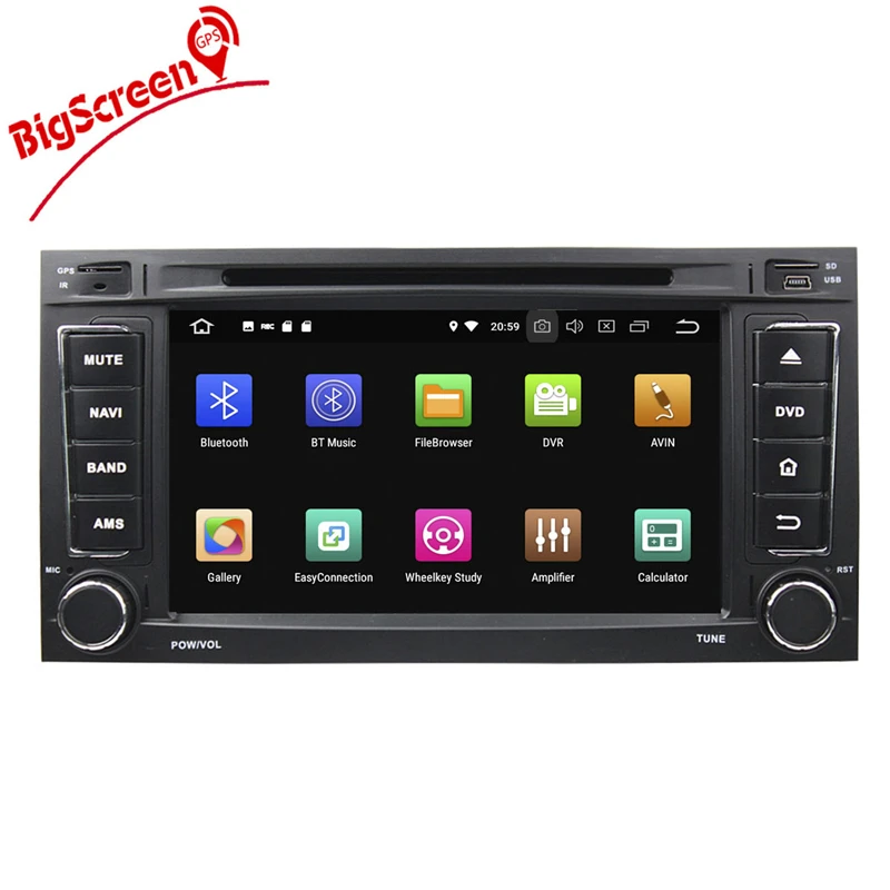 Excellent Octa Core Android 8.0 2 din 7 inch Car DVD For VW Touareg Multivan T5 2004-2011 GPS 4G Radio RDS Steering wheel Canbus 8