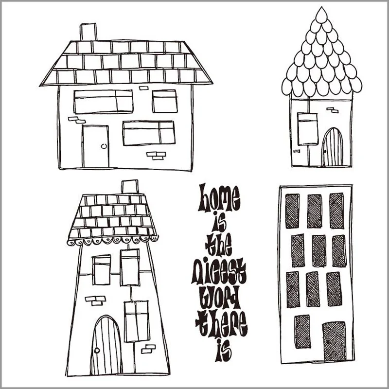 

KLJUYP Home Clear Stamps Scrapbook Paper Craft Clear stamp scrapbooking 914