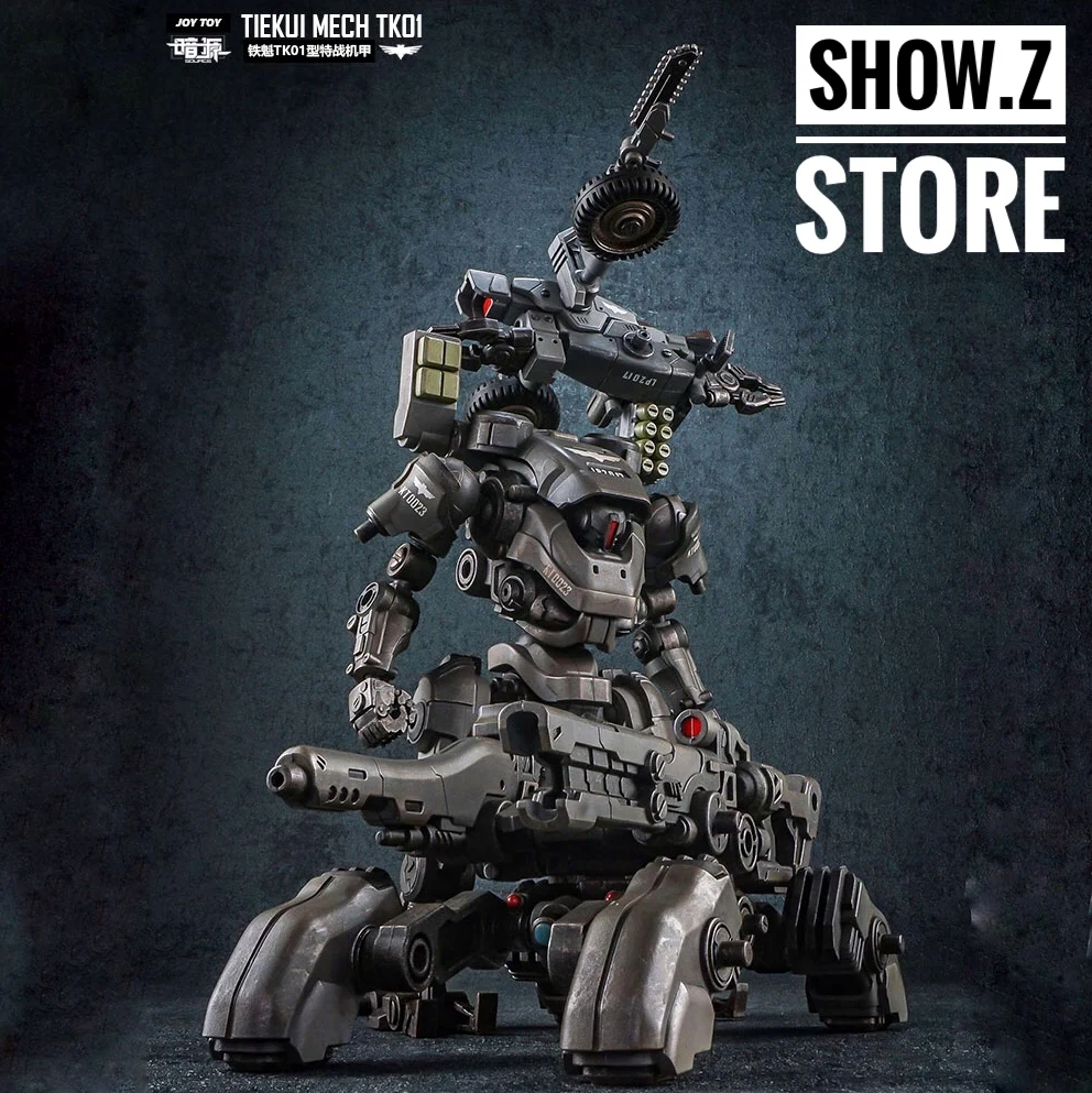 

[Show.Z Store] JoyToy Source Acid Rain TK01 Tiekui Mech & Multifuctional Vehicle & Turret Black Version Action Figure