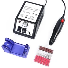 20000 ОБ/мин профессиональное электрическое оборудование для маникюра, сверла для ногтей, педикюрный напильник, набор аксессуаров, шлифовальный резак