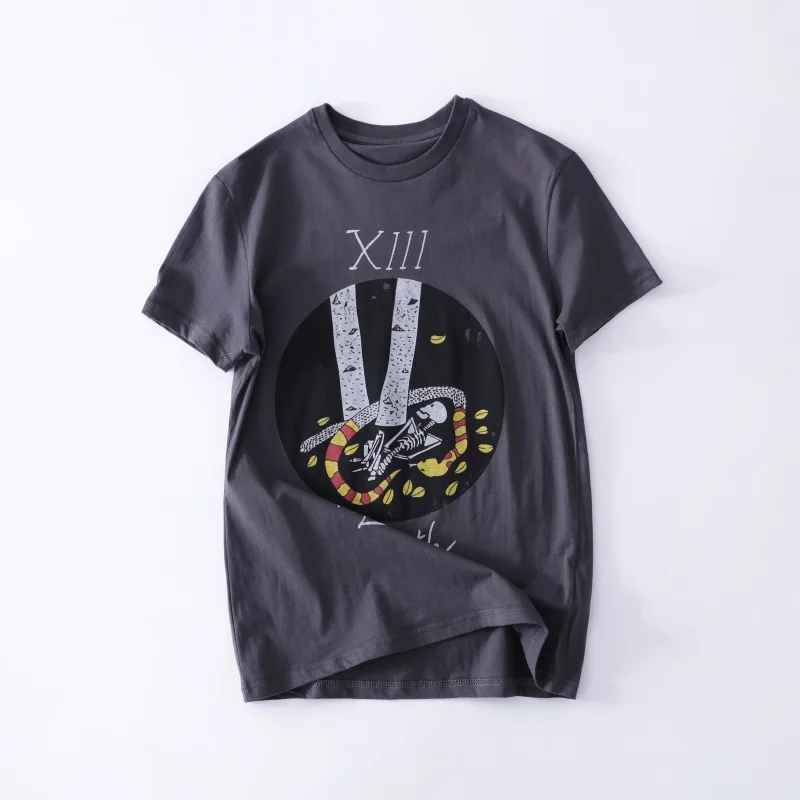 Весенне-летняя модная женская футболка с рисунком Таро Хлопковая женская футболка с буквами пчелы футболка с короткими рукавами Femme ZSIIBO - Цвет: 5