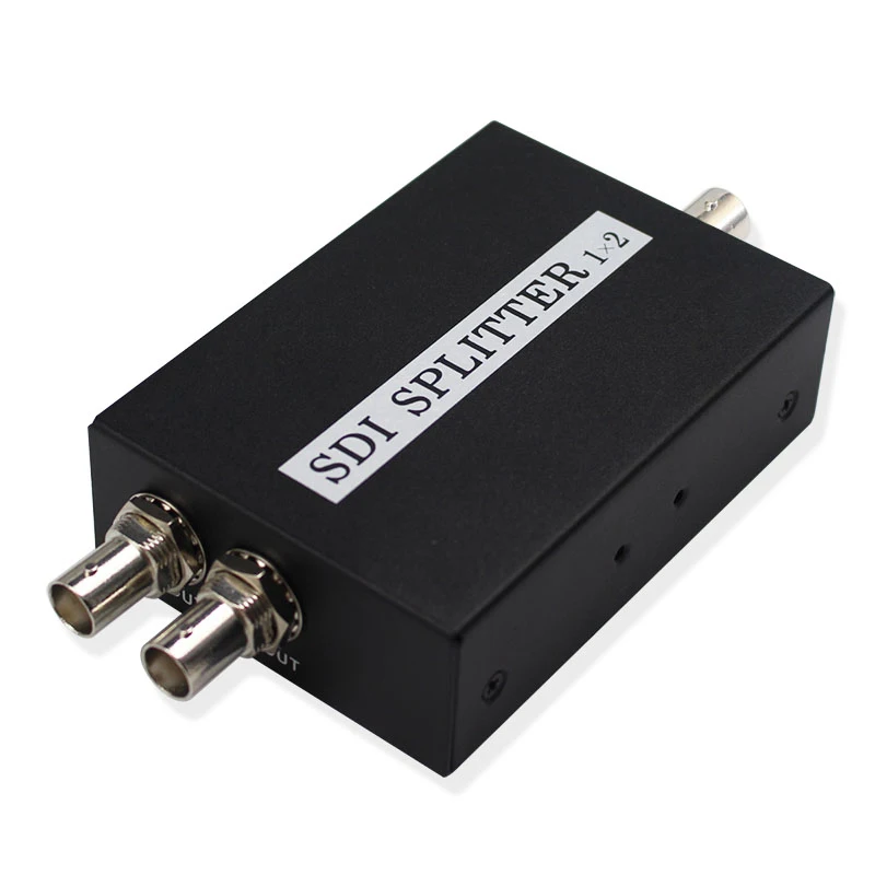  SDI Splitter 1x2 Multimedia Split SDI Extender 1 to 2 Ports Adapter Support 1080P TV Video For Proj