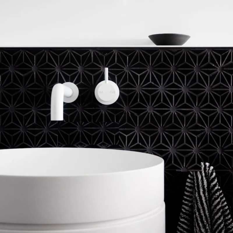 

Dark loading embedded wall buried hidden bathroom counter basin water washes a face basin that wash a face full copper faucet