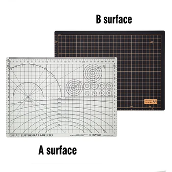 New Listing Double-sided Black And White Color Environmental Protection Material A4 Cutting Mat Model Hobby Accessory Tools Model Building Kits TOOLS Material: PVC 