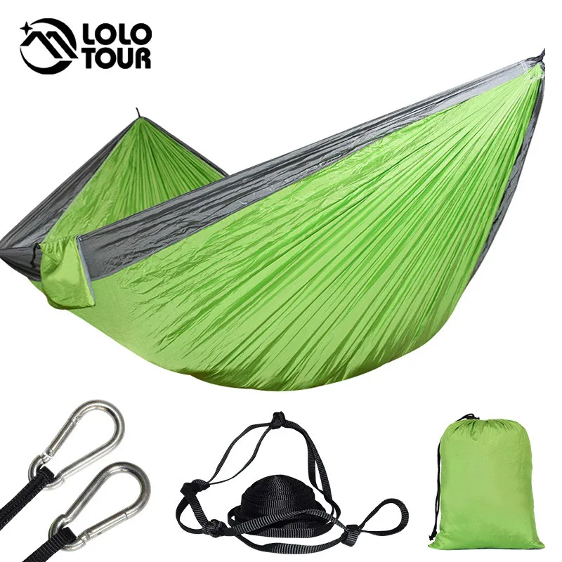 Гамак парашют на 2 человек 300*175 см 118*68 дюймов|camping hammock tent|hammock tentparachute |