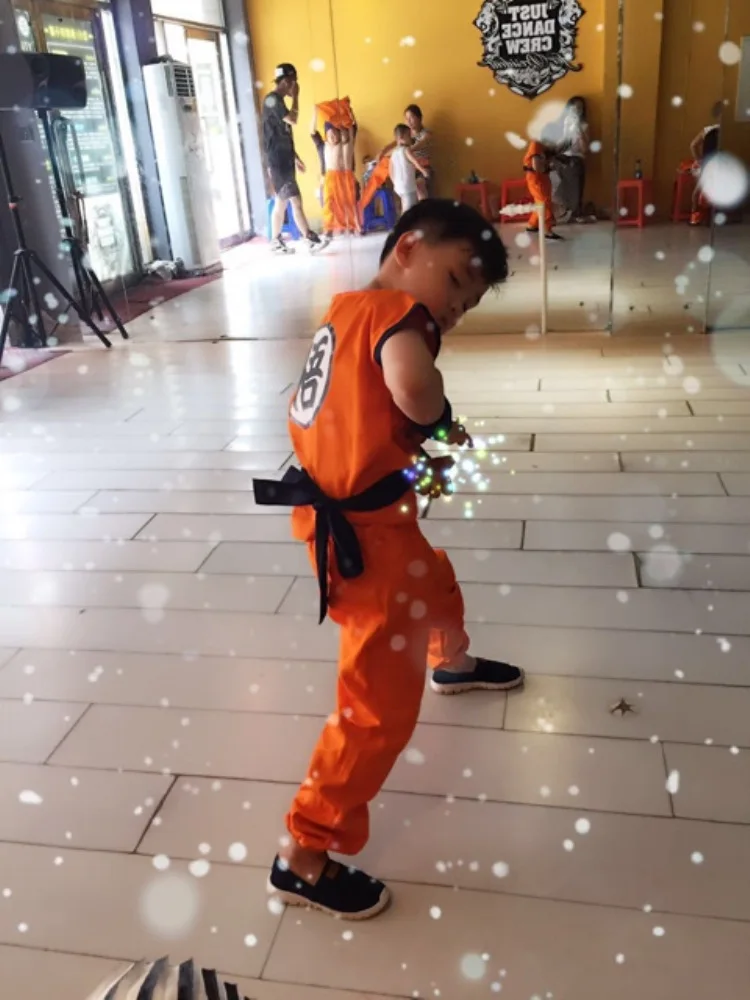 

2016 New Arrival Japanese Children's Halloween Anime Dragon Ball Z Monkey Cosplay Costumes Boys Clothes Kids Party Costume S-L