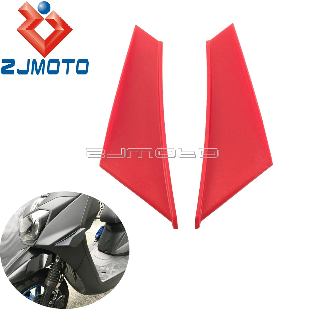 1 пара мотоцикла красный Winglet аэродинамический комплект крыла для Honda Yamaha Suzuki Kawasaki