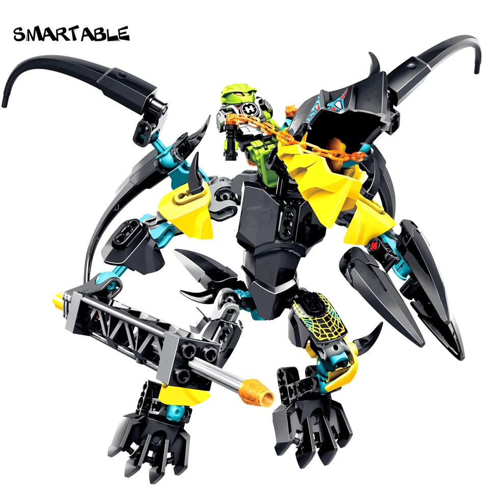 

Smartable Hero Factory 2018 New Arrive FLYER BEAST VS. BREEZ Building Block Set Toys For Child Compatible legoing Hero Factory