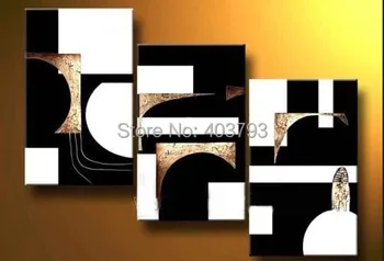 

MODERN ABSTRACT HUGE LARGE CANVAS ART OIL PAINTING abstract block no framed
