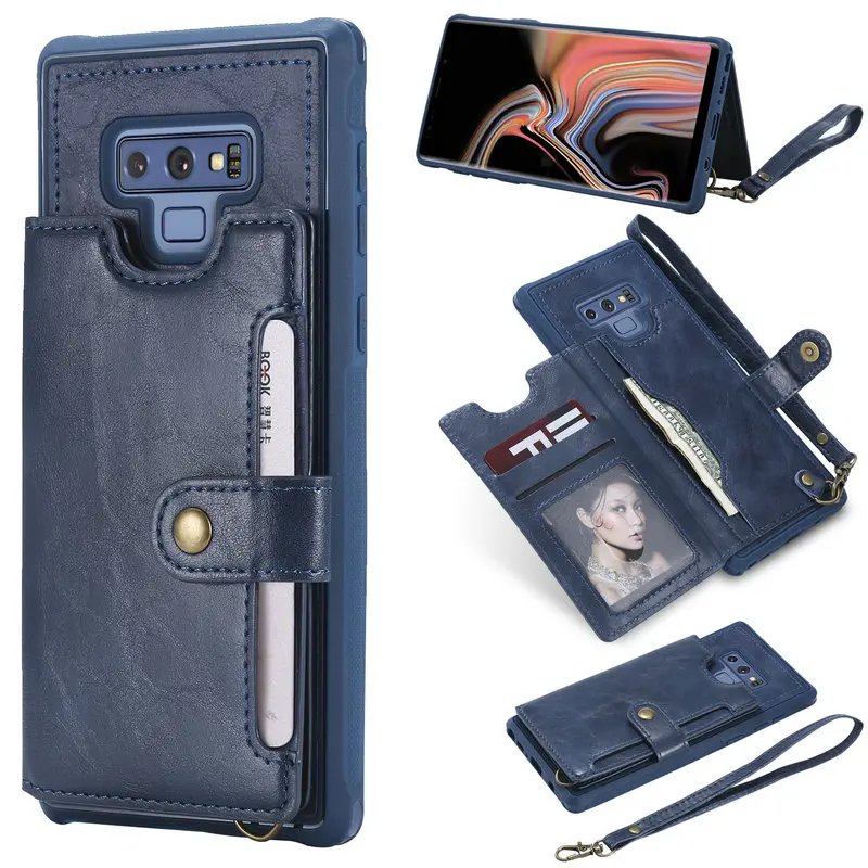 

Luxury Flip Back cover for Coque Samsung Note 9 Case Samsung Galaxy Note 9 Cover Wallet Card Slot for Samsung Note9 Phone Cases