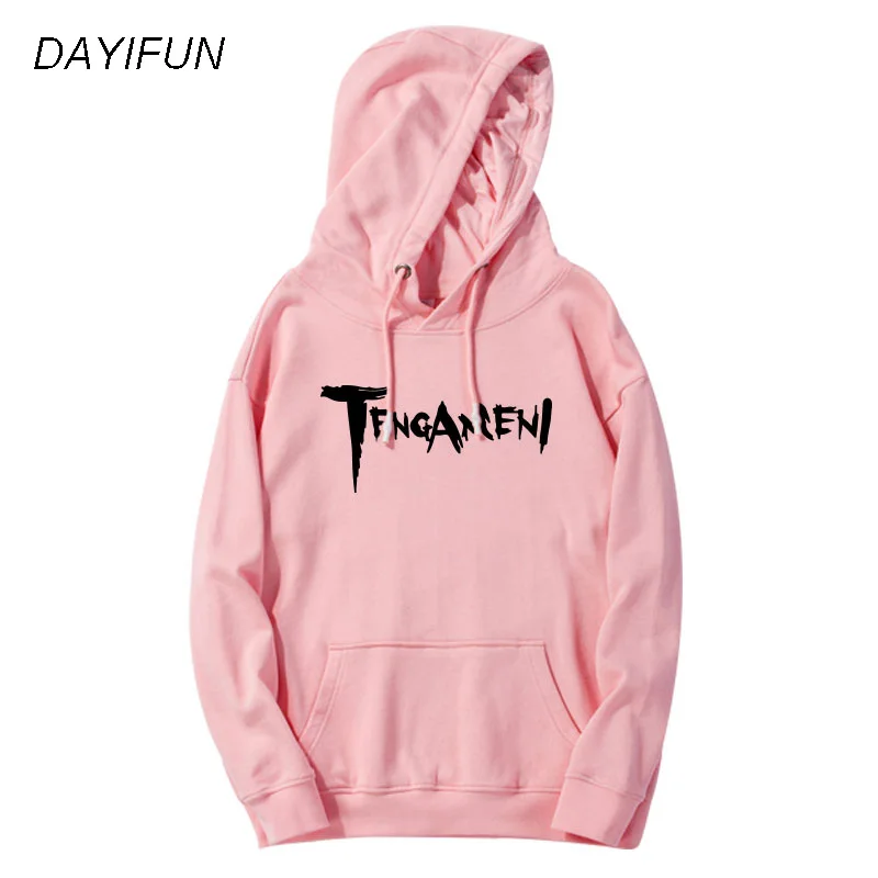 

DAYIFUN New Autumn High Quality Sweatshirt with Hooded brand Hoody Woman's Sweatshirt winter TENGAMENL Print hoodies WT028