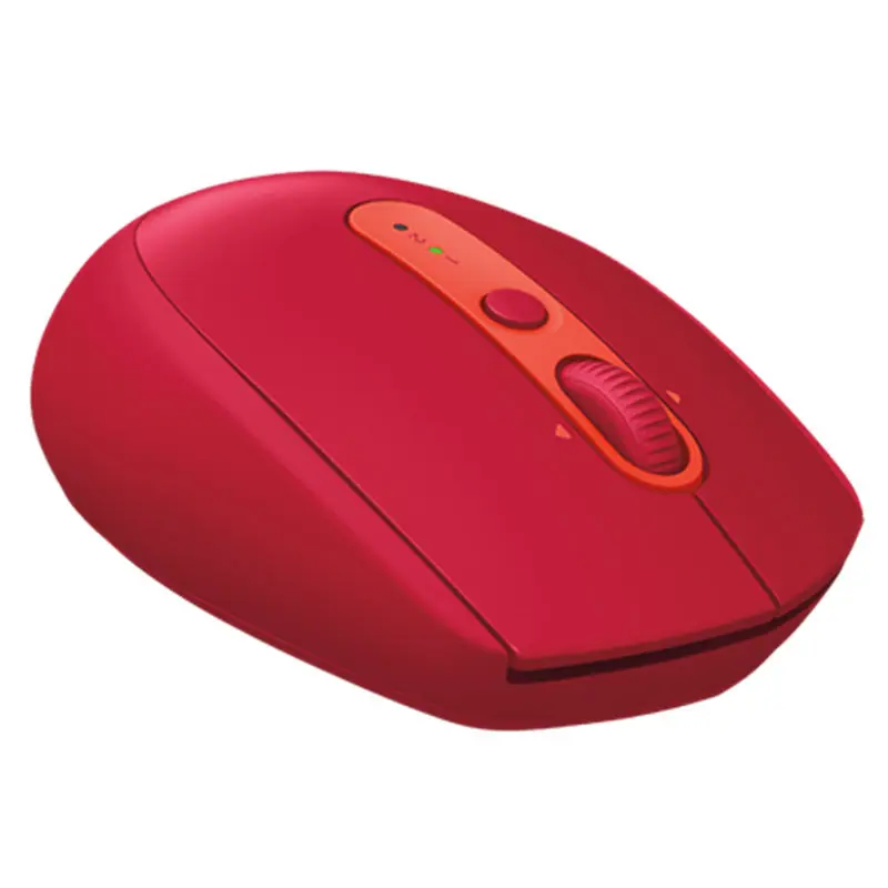 Logitech M590 Wireless Mouse Red Mini Bluetooth 2.4G Mute Gaming Silent Mice
