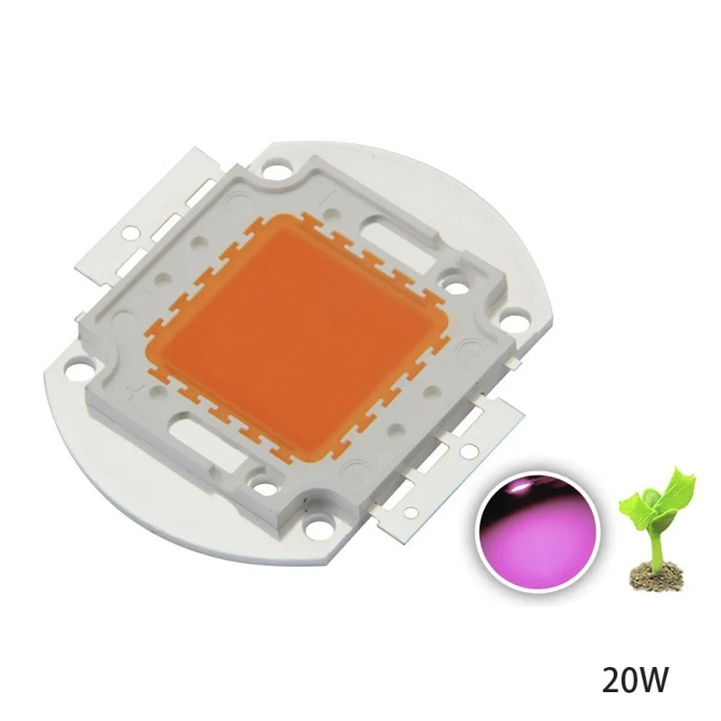 

High Power LED Chip Full Spectrum Grow Light Led Lamp 380nm - 840nm COB Beads for Indoor Plant Growth