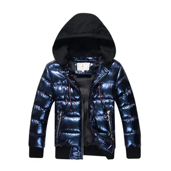 

8-17 Years Boys Winter Coat Parka Cotton-wadded Jacket Down Jacket for Girls Outwear Boys Coats Kids Outdoor Waterproof Snowsuit