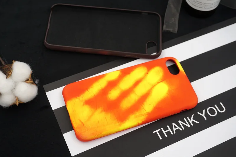 2017 New PC Thermal Sensor Heat sensitive color changing mobile phone cover case For iPhone 6 7 6s plus cases capa for apple 7 (5)