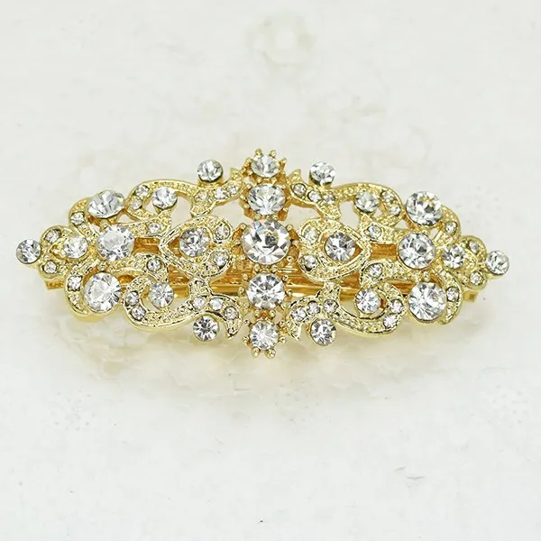 Clear Rhinestone Hair Barrettes E054 A2 | Украшения и аксессуары