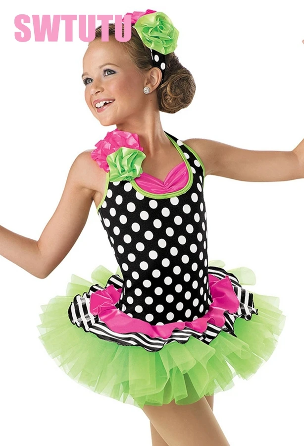 ballerina girl tutu Colorful child dance costume ballet tutu kid stage performance dance costume  BL0005