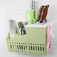 

Multifunctional ladder hollow knife chopsticks cage containing drainboard Storage Holders & Racks 28*19.5*9.5cm