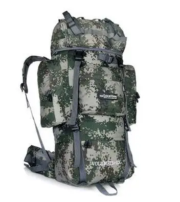 85L рюкзак с металлическим кронштейном, спортивная сумка На открытом воздухе, военные тактические сумки, походные, водонепроницаемые, износостойкие, нейлоновые сумки - Цвет: camouflage