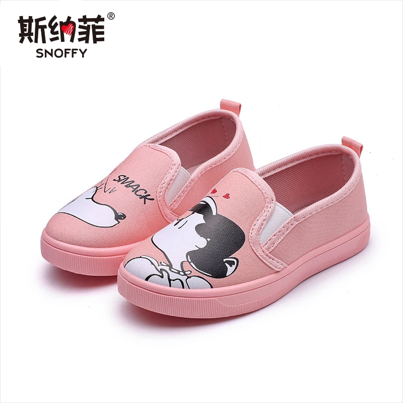 

2017 autumn new children canvas shoes girl cartoon hand painted casual board shoes primary school students shoes