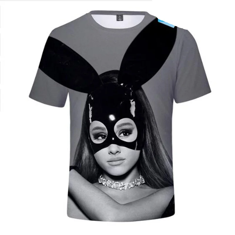 

Ariana Grande 3D T Shirt Dangerous Woman Short Sleeve T Shirts Male Female God Is A Woman T Shirts For Women Cartoon Tee Shirts