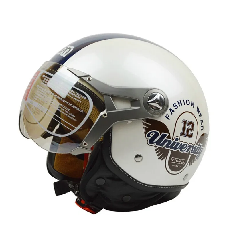 Download Vintage BEON motorcycle helmet Fashion wear open face ...