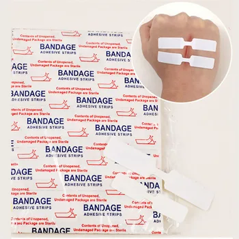 

10PCs/Box Waterproof Band Aid Butterfly Adhesive Wound Closure Band Aid Emergency Kit Adhesive Bandages